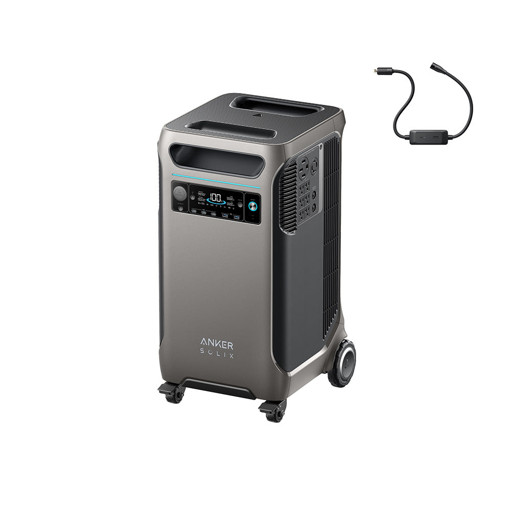 Anker SOLIX F3800 Plus Portable Power Station with Gas Generator Adapter