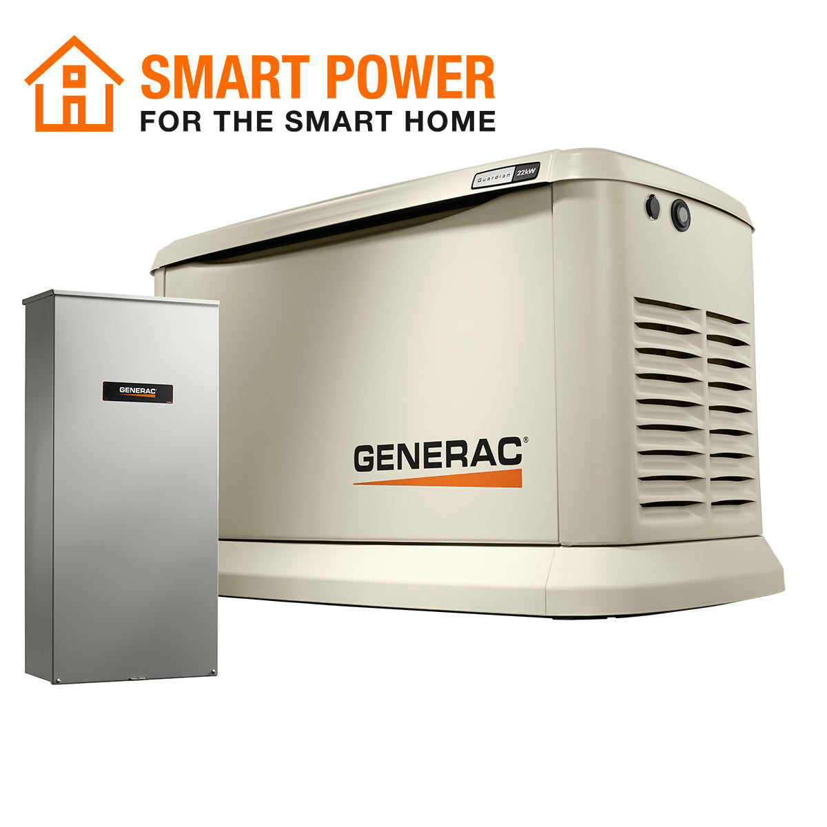 Generac 70432 22,000-Watt Single Phase Auto Start Air Cooled Standby Generator.