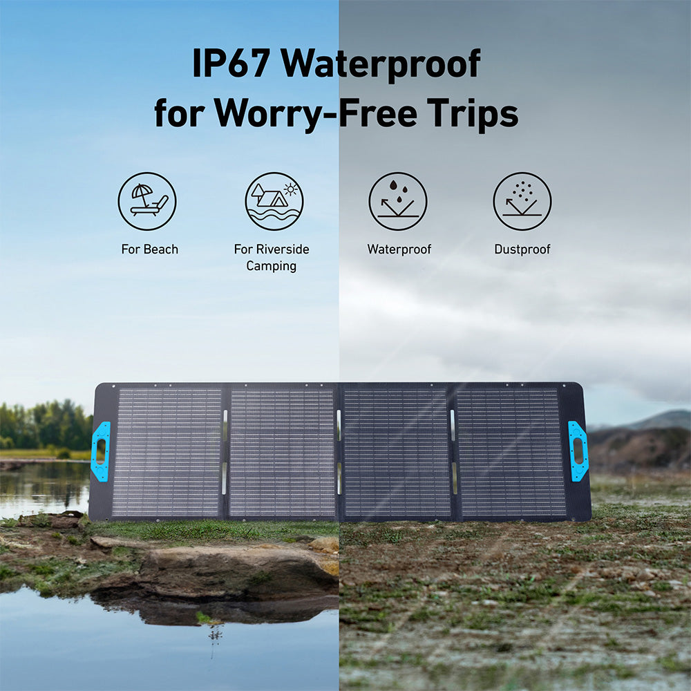 Anker SOLIX PS200 200 Watt Portable Solar Panel - IP67 Waterproof
