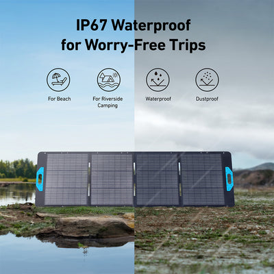 Anker SOLIX PS200 200 Watt Portable Solar Panel - IP67 Waterproof