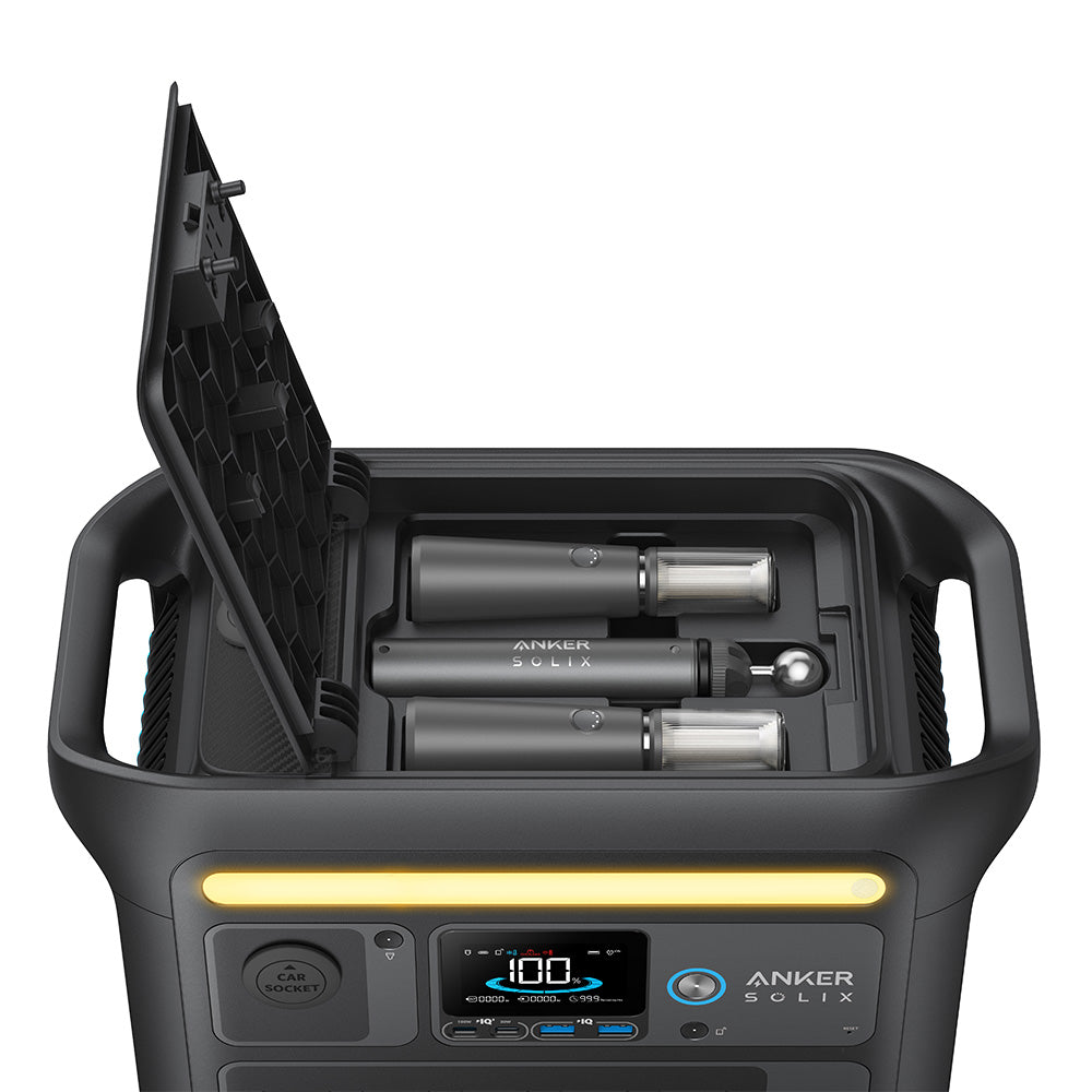 Anker SOLIX C800X 768Wh/1200W Generator w/ 100W Solar Panel