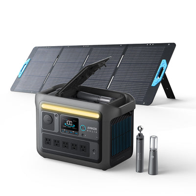 Anker SOLIX C800X 768Wh/1200W Generator w/ 200W Solar Panel