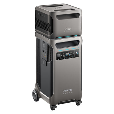 Anker SOLIX F3800 3840Wh | 6000W Portable Power Station w/ BP3800 Expansion Battery