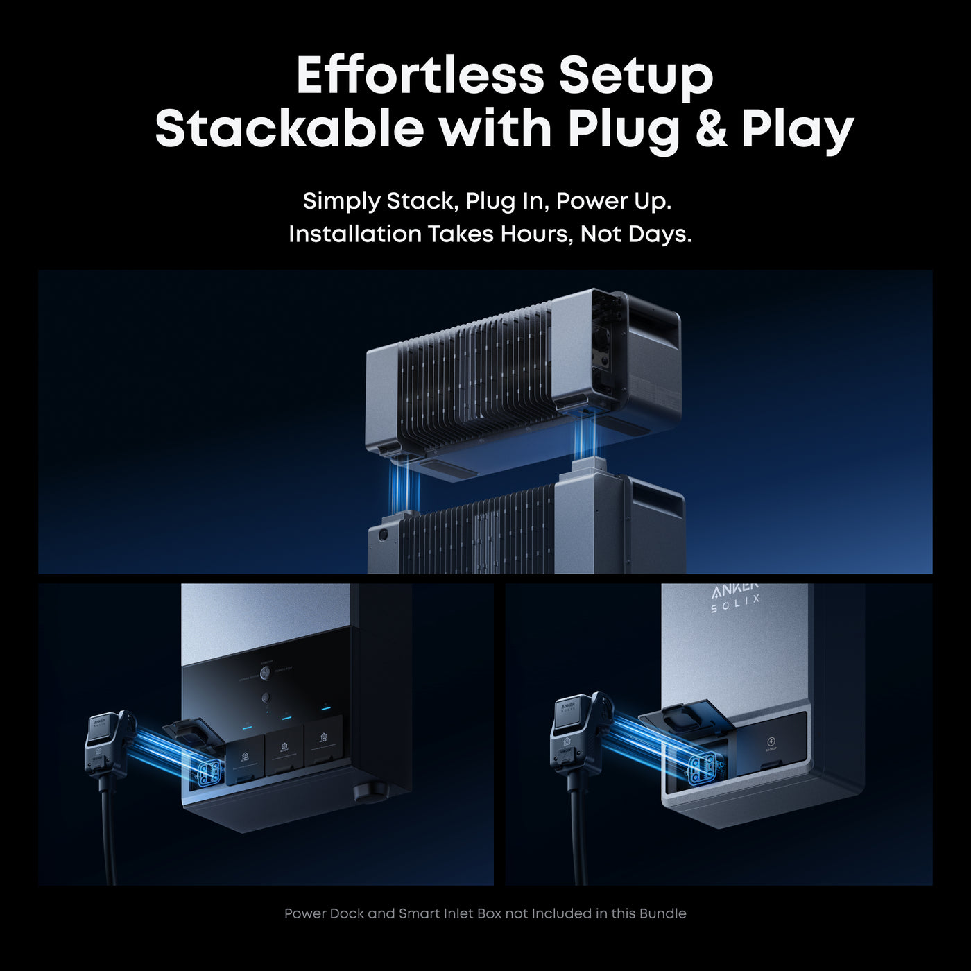 Anker SOLIX E10 B17E1141 Whole Home Backup System