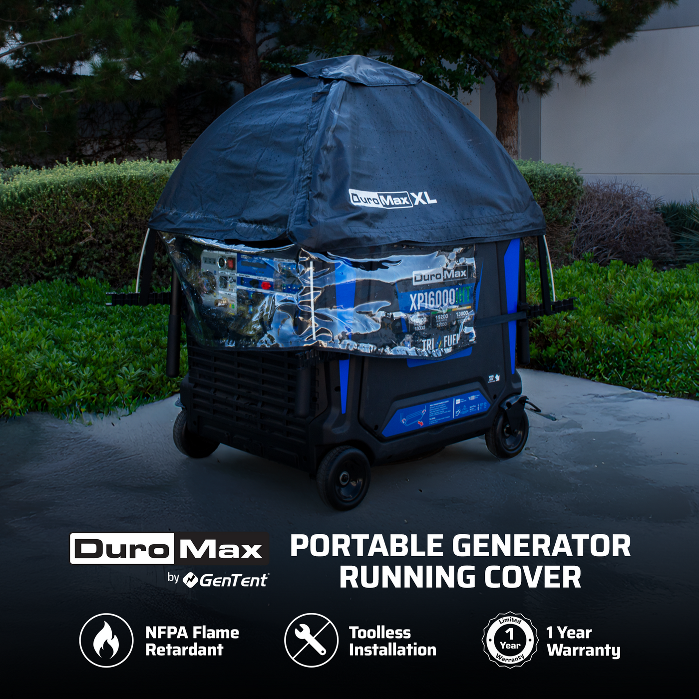 DuroMax DMX-GTV-XL Inverter Generator Tent All Weather Cover Kit - XL