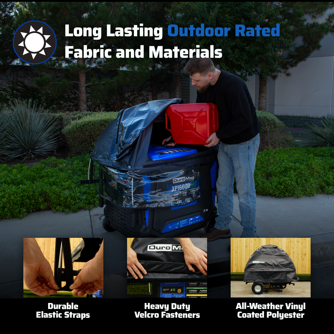 DuroMax DMX-GTV-XL Inverter Generator Tent All Weather Cover Kit - XL