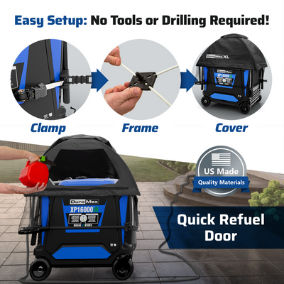 DuroMax DMX-GTV-XL Inverter Generator Tent All Weather Cover Kit - XL
