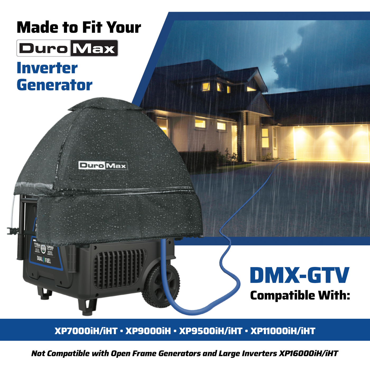 DuroMax DMX-GTV Inverter Generator Tent All Weather Cover Kit