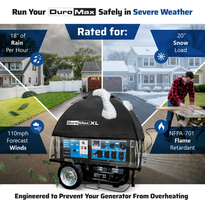 DuroMax DMX-GTX-XL Open Frame Generator Tent All Weather Cover Kit - XL