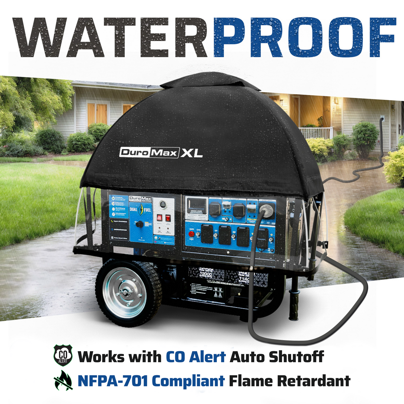 DuroMax DMX-GTX-XL Open Frame Generator Tent All Weather Cover Kit - XL