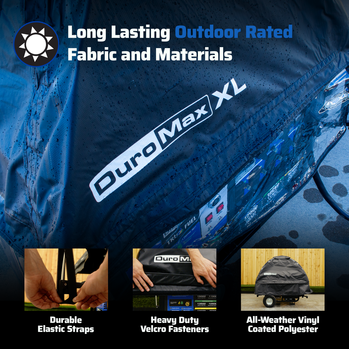 DuroMax DMX-GTX-XL Open Frame Generator Tent All Weather Cover Kit - XL