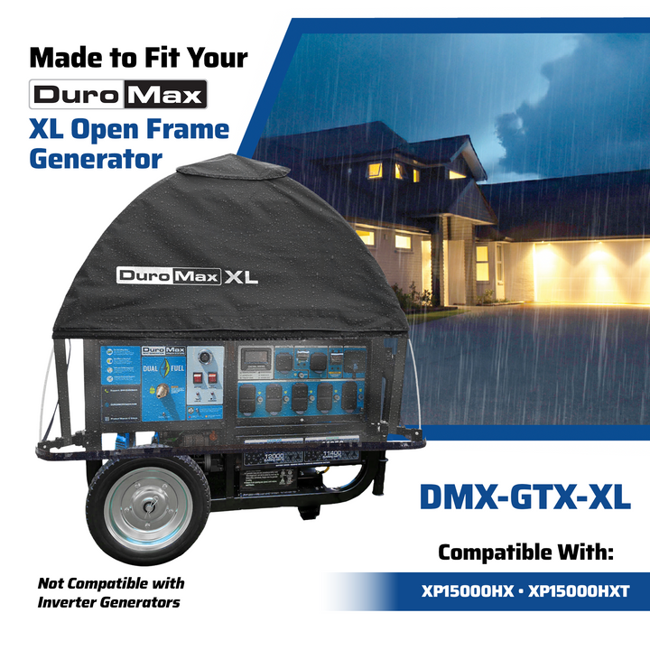 DuroMax DMX-GTX-XL Open Frame Generator Tent All Weather Cover Kit