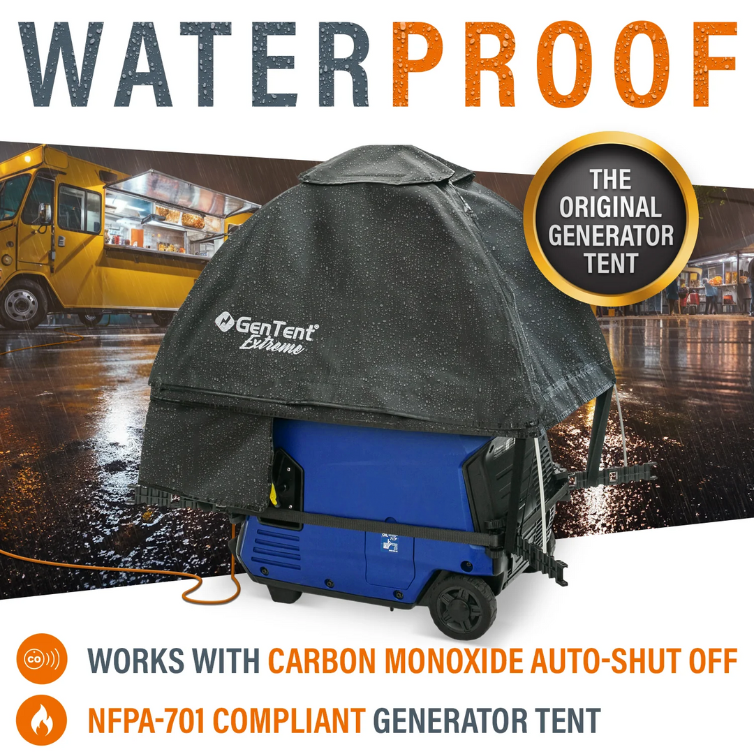 GenTent GTOICSMEBK Extreme Black Generator Cover Inverter Kit for