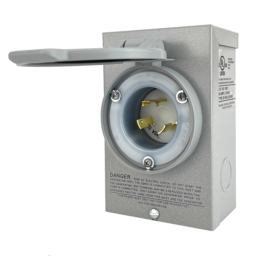 Reliance PB31 3,750-Watt 120V Pro/Tran Generator NEMA 3R Outdoor Power Inlet Box