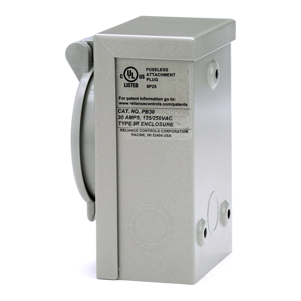 Reliance PB31 3,750-Watt 120V Pro/Tran Generator NEMA 3R Outdoor Power Inlet Box