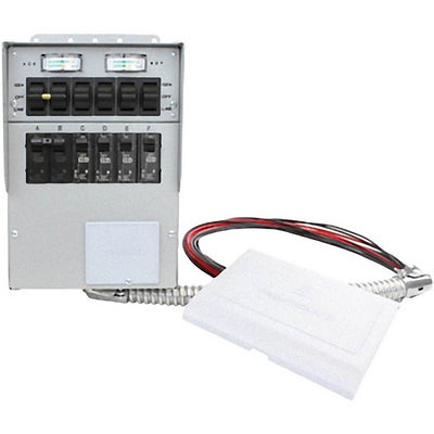 Reliance 306A 120-240-Volt 30-Amp 6-Circuit Pro/Tran Indoor transfer Switch