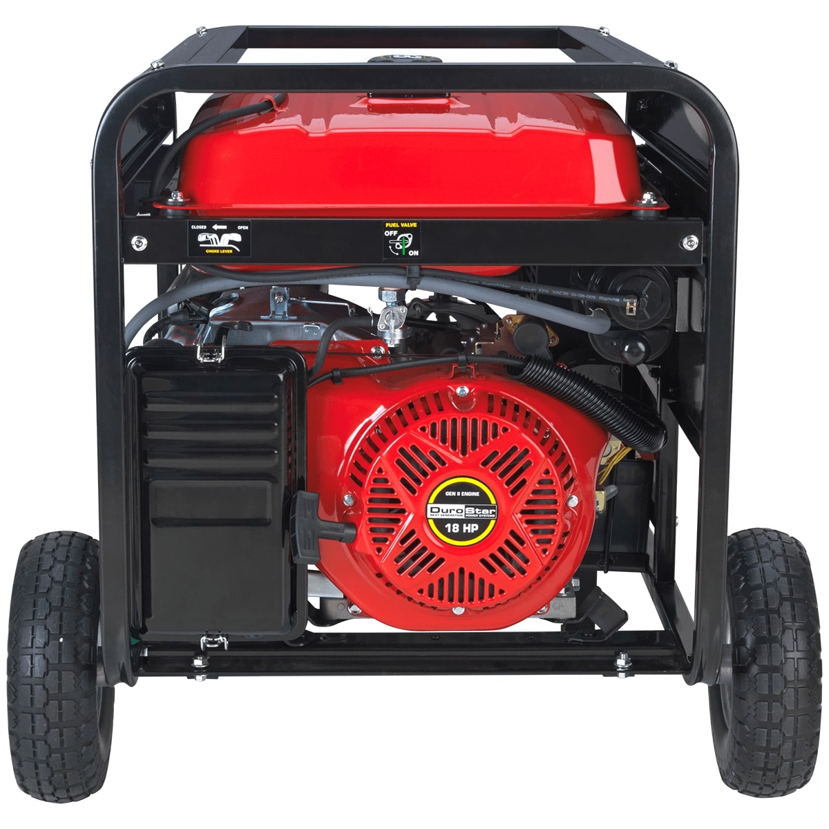 DuroStar DS10000EH 10,000W 439cc Dual Fuel Portable Generator w/ Electric Start