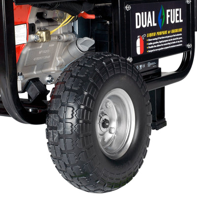 DuroStar DS10000EH 10,000W 439cc Dual Fuel Portable Generator w/ Electric Start