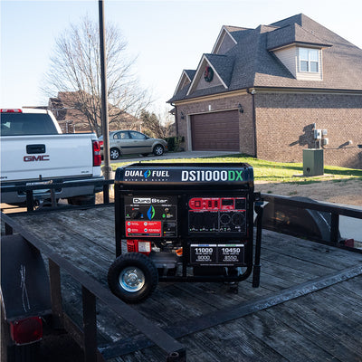 DuroStar DS11000DX 11,000W/9,000W 457cc Electric Start Dual Fuel Portable Generator w/ CO Alert
