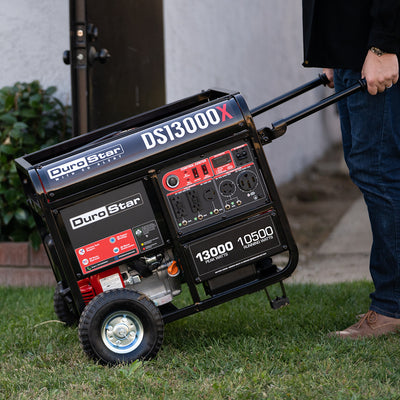 DuroStar DS13000X 13,000W/10,500W 500cc Electric Start Portable Generator w/ CO Alert