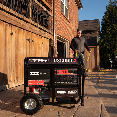 DuroStar DS13000X 13,000W/10,500W 500cc Electric Start Portable Generator w/ CO Alert