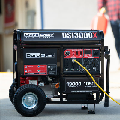 DuroStar DS13000X 13,000W/10,500W 500cc Electric Start Portable Generator w/ CO Alert