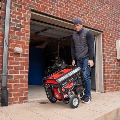 DuroStar DS4500DX 4,500W/3,500W 210cc Electric Start Dual Fuel Portable Generator w/ CO Alert