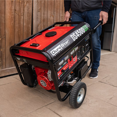 DuroStar DS4500DX 4,500W/3,500W 210cc Electric Start Dual Fuel Portable Generator w/ CO Alert