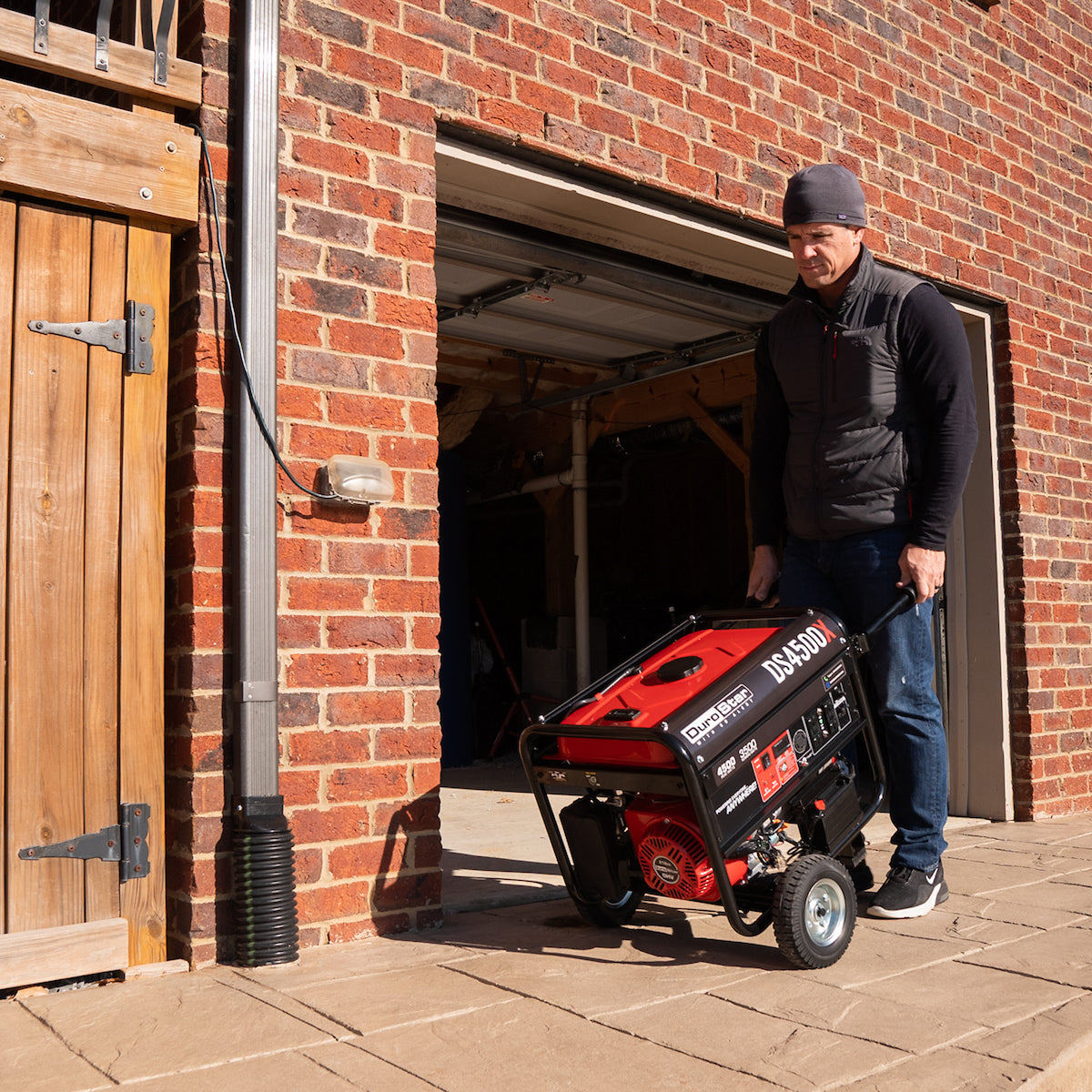 DuroStar DS4500X 4,500W/3,500W 210cc Electric Start Portable Generator w/ CO Alert
