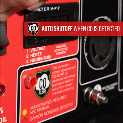 DuroStar DS4500X 4,500W/3,500W 210cc Electric Start Portable Generator w/ CO Alert