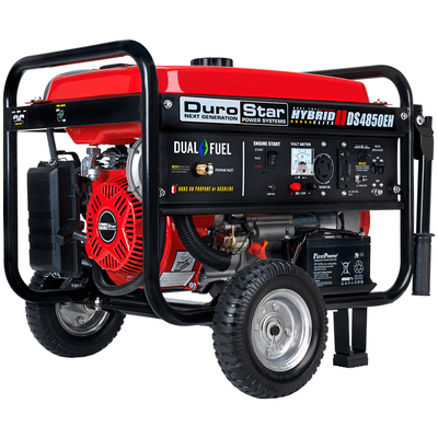 DuroStar DS4850EH 4,850-Watt Dual Fuel Generator w/ Electric Start