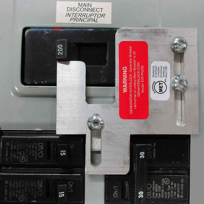 GenInterlock EAT-PN200 Generator Interlock Kit Breaker Panel 150/200 Amp Panels Cutler Hammer BR Series