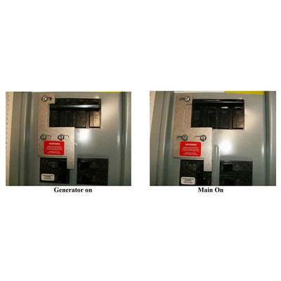 GenInterlock GE-200HDA Generator Interlock Kit Breaker Panel 150/200 Amp Newer Vertical Main