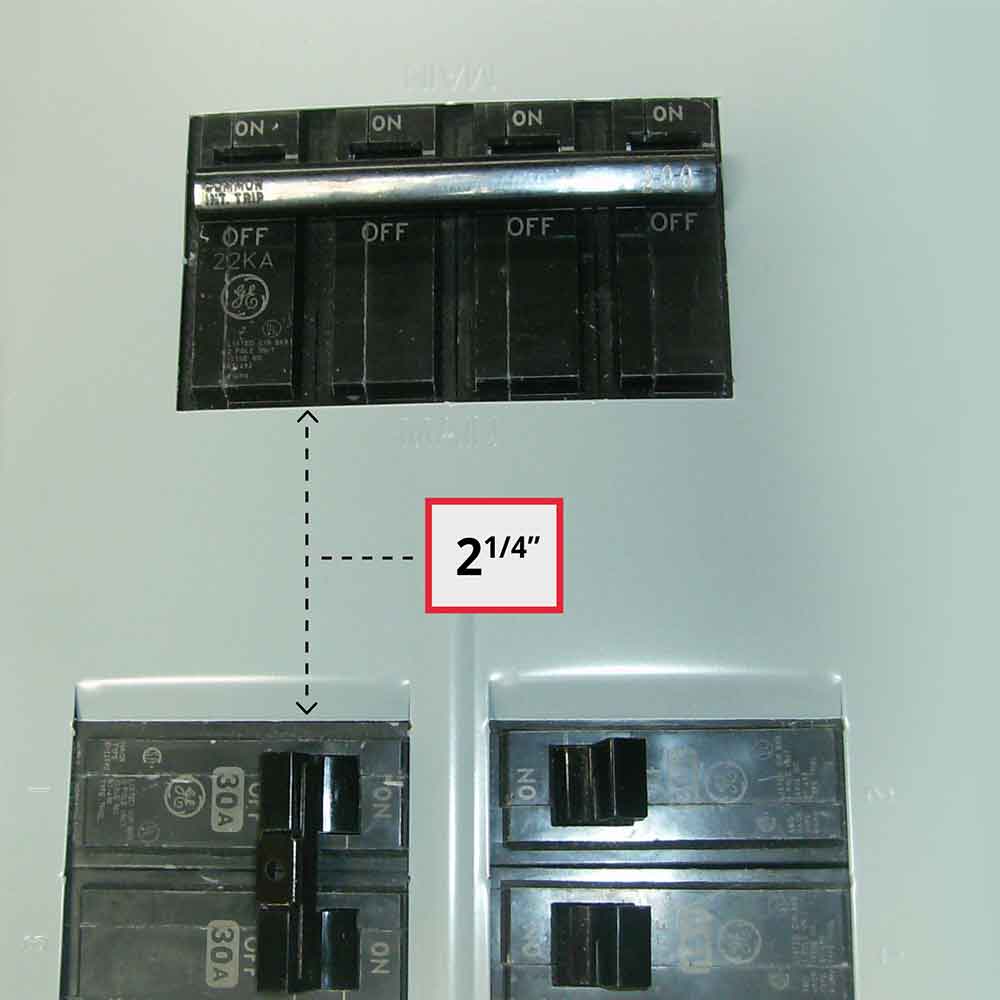 GenInterlock GE-200HDA Generator Interlock Kit Breaker Panel 150/200 Amp Newer Vertical Main