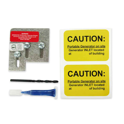 GenInterlock SD-200A Generator Interlock Kit Breaker Panel 150/200 Amp Panels Square D QO and Homeline