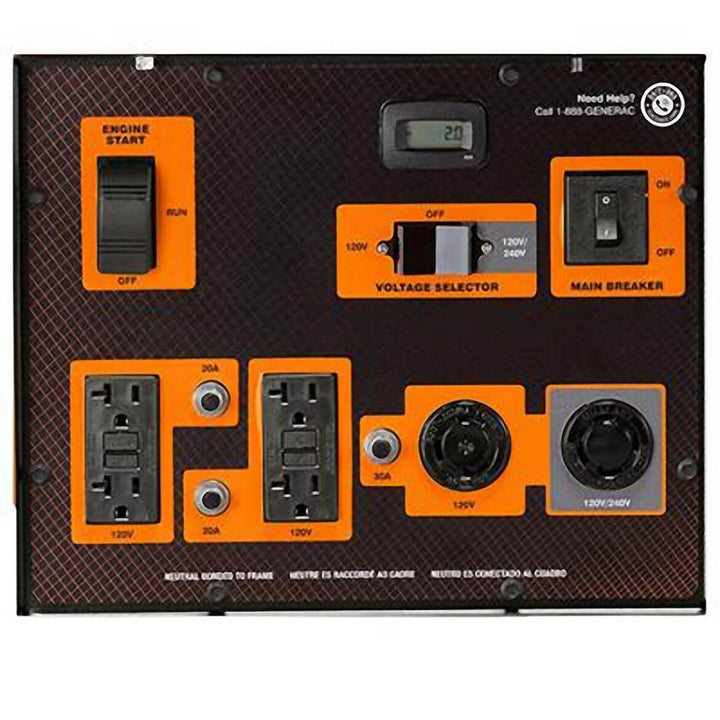 Generac XD5000E 5500-Watt Electric Start Diesel Power Portable Generat   Generator Factory Outlet