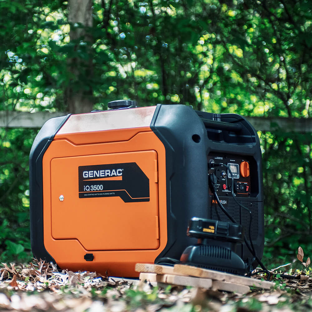 Generac iQ3500 120 Volt 3 500 Watt OHV Electric Recoil Start Inverter Generator Factory Outlet