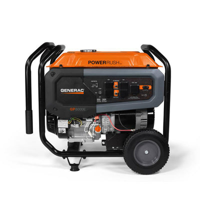 Generac 7676 8000W 120/240V GP8000E Gasoline Powered Portable Generator