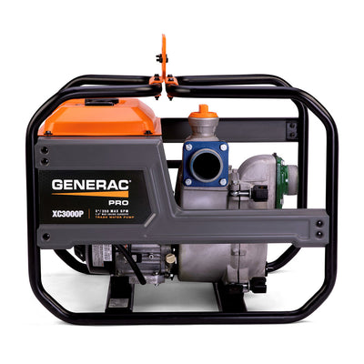 Generac 7725 XC3000P 3" X-Frame Heavy Duty Durable Trash Water Pump