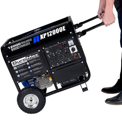 DuroMax XP12000E 12,000 Watt Portable Gas Powered Generator