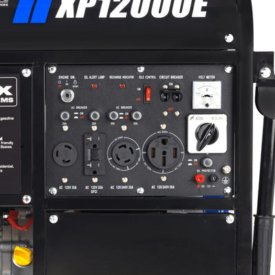 DuroMax XP12000E 12,000 Watt Portable Gas Powered Generator