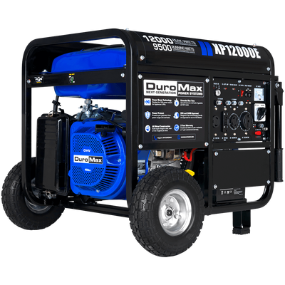 DuroMax XP12000E 12,000 Watt Portable Gas Powered Generator
