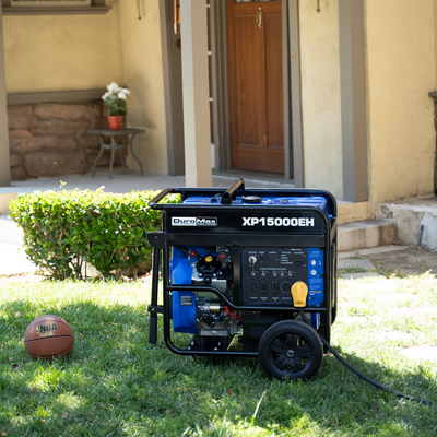 DuroMax XP15000EH 15,000 Watt Portable Dual Fuel Gas Propane Generator