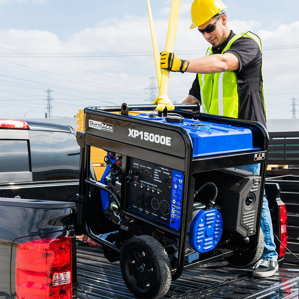 DuroMax XP15000E 15,000 Watt Portable Gas Powered Generator