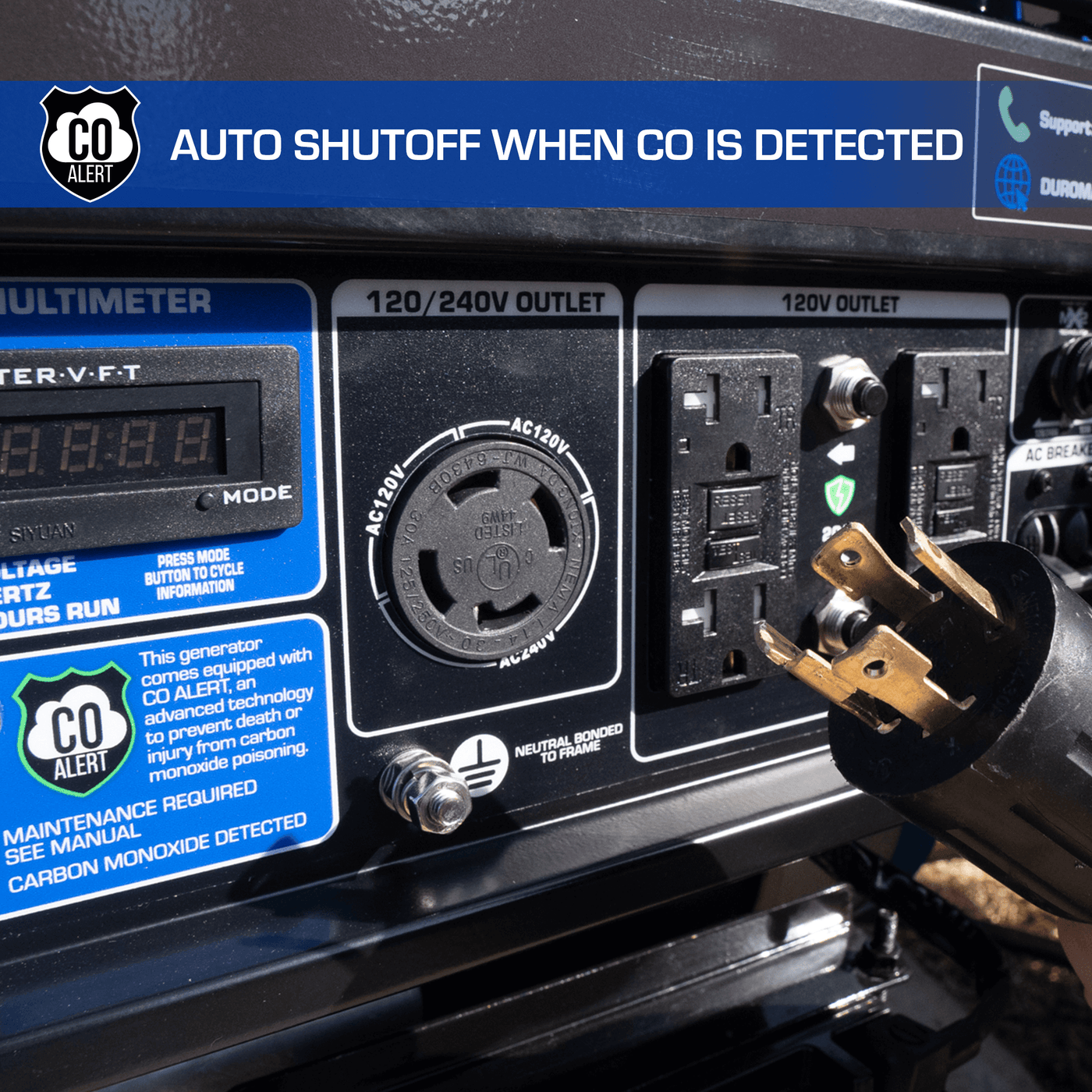 DuroMax XP4500DX 4 500 Watt Dual Fuel Gas Propane Portable