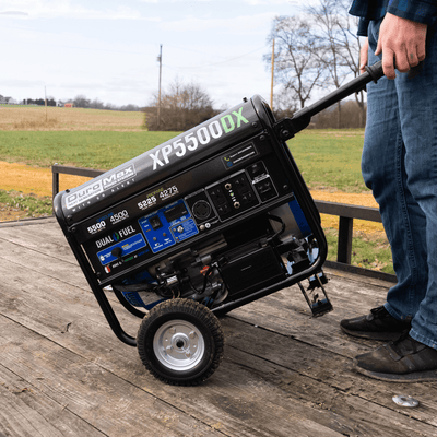 DuroMax XP5500DX 5,500 Watt Dual Fuel Gas Propane Portable Generator w/ CO Alert